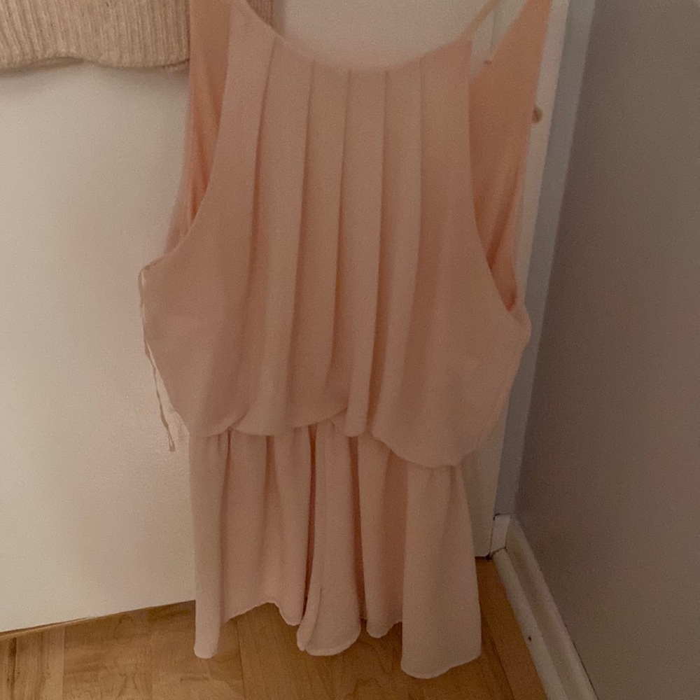 Flowy lightweight pink romper